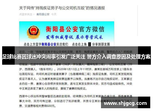 足球比赛因球迷冲突闹事引发广泛关注 警方介入调查原因及处理方案