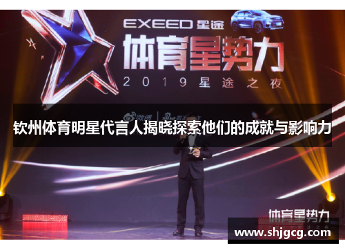 钦州体育明星代言人揭晓探索他们的成就与影响力